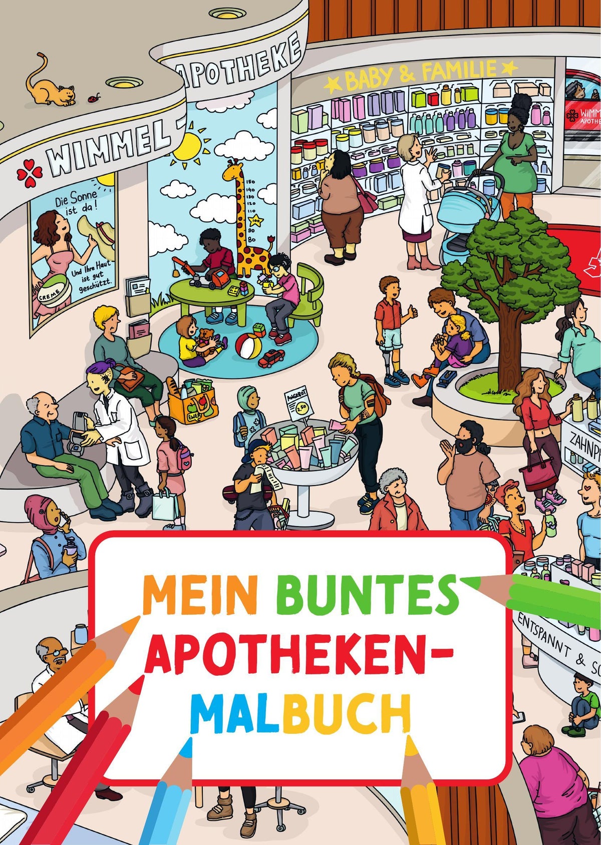 Mein buntes Apotheken-Malbuch