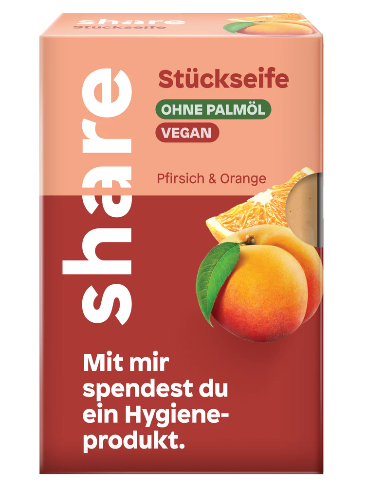 share Stückseife Pfirsich & Orange