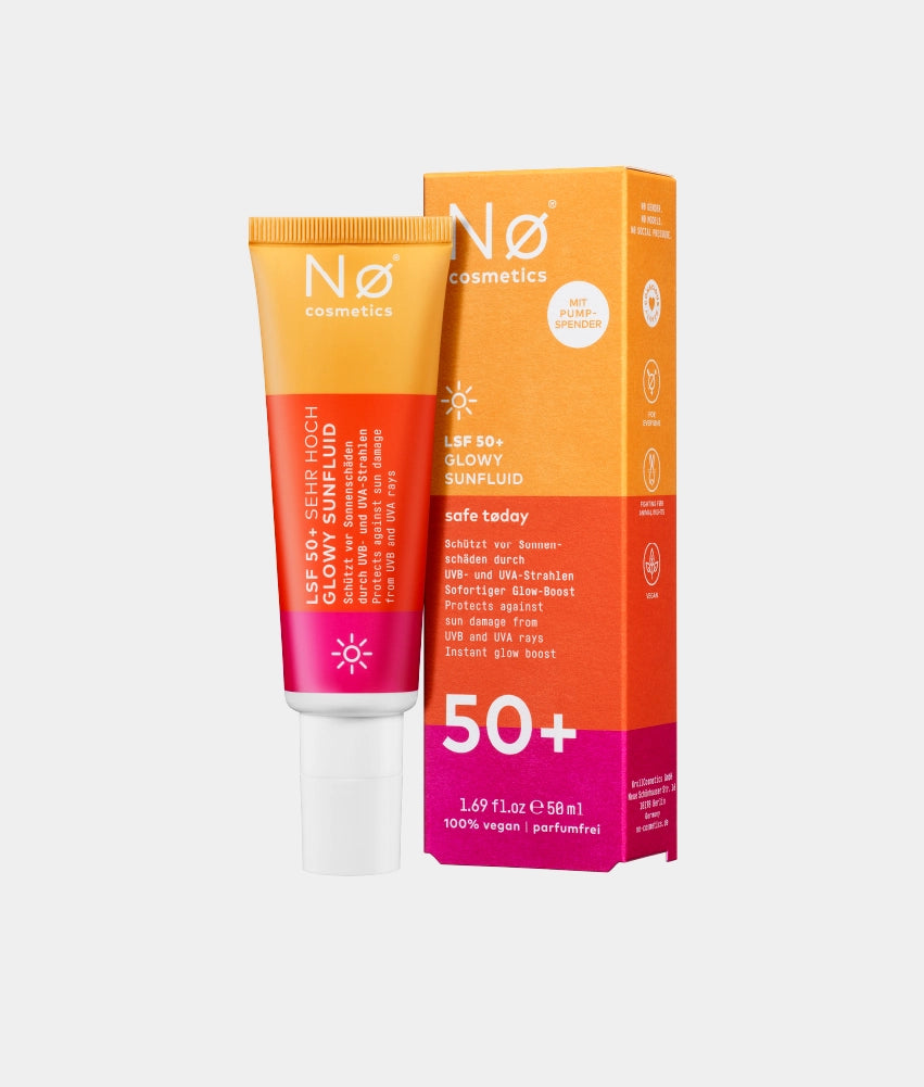 Nø Cosmetics Glowy Sunfluid LSF 50+