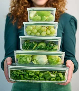 EasyClip glas Frischhaltedose 2250 ml - Nordic sage