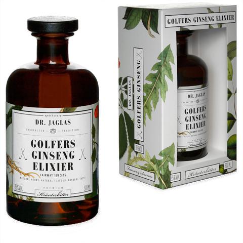 Golfers Ginseng-Elixier im Geschenkkarton 500 ml - Kräuterlikör-Liköre & Spirituosen-Dr. Jaglas-LAPONDO