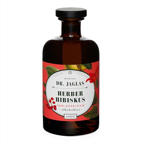 Herber Hibiskus im Geschenkkarton - San Aperitivo 500 ml - alkoholfreier Aperitif-Getränke-Dr. Jaglas-LAPONDO