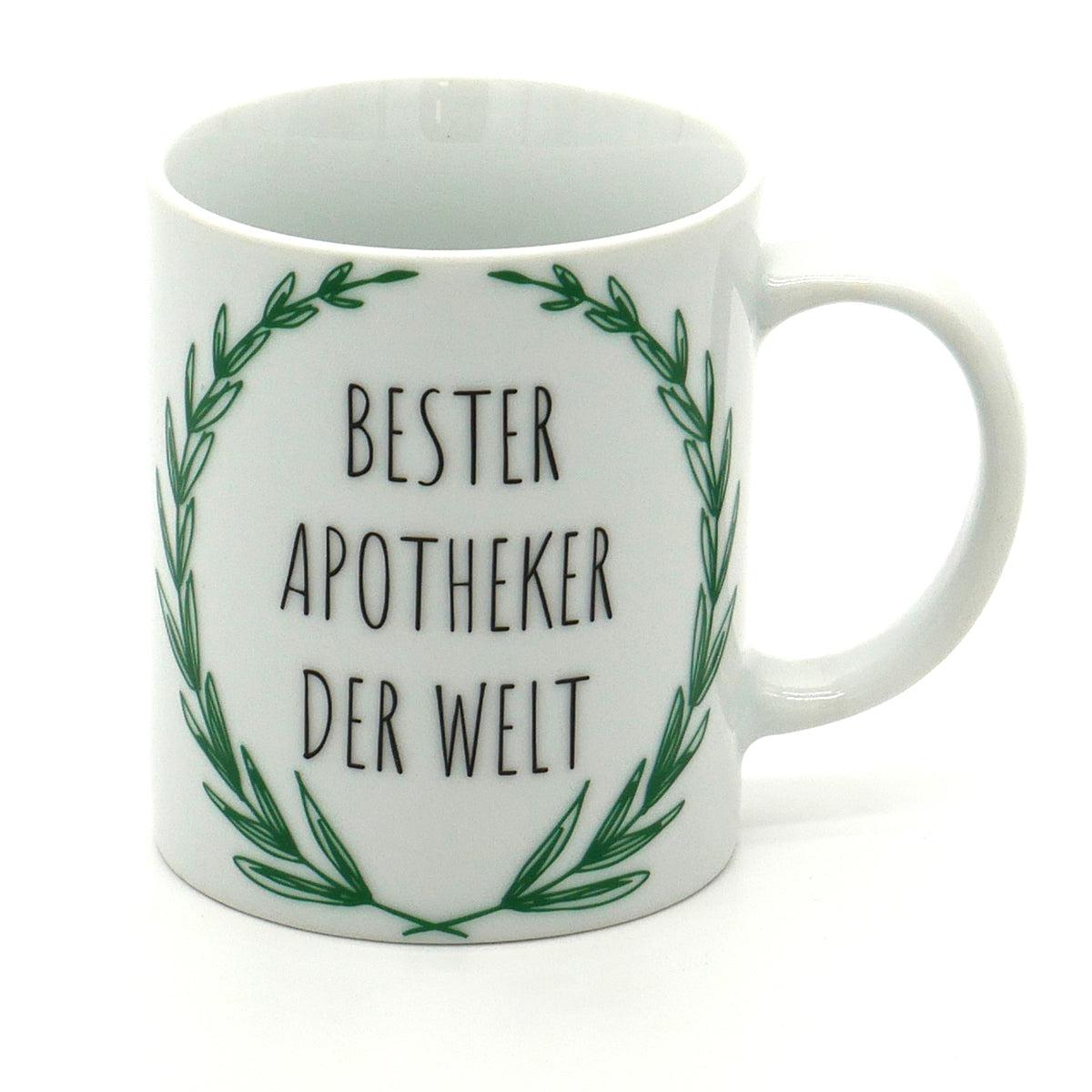 Kaffeebecher "Bester Apotheker der Welt" 300 ml-Tasse-LAPONDO-LAPONDO