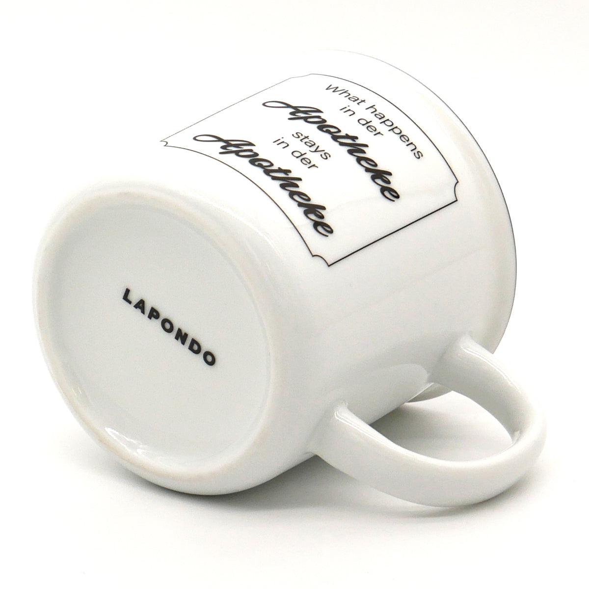 Kaffeebecher "What happens in der Apotheke ..." 300 ml-Tasse-LAPONDO-LAPONDO