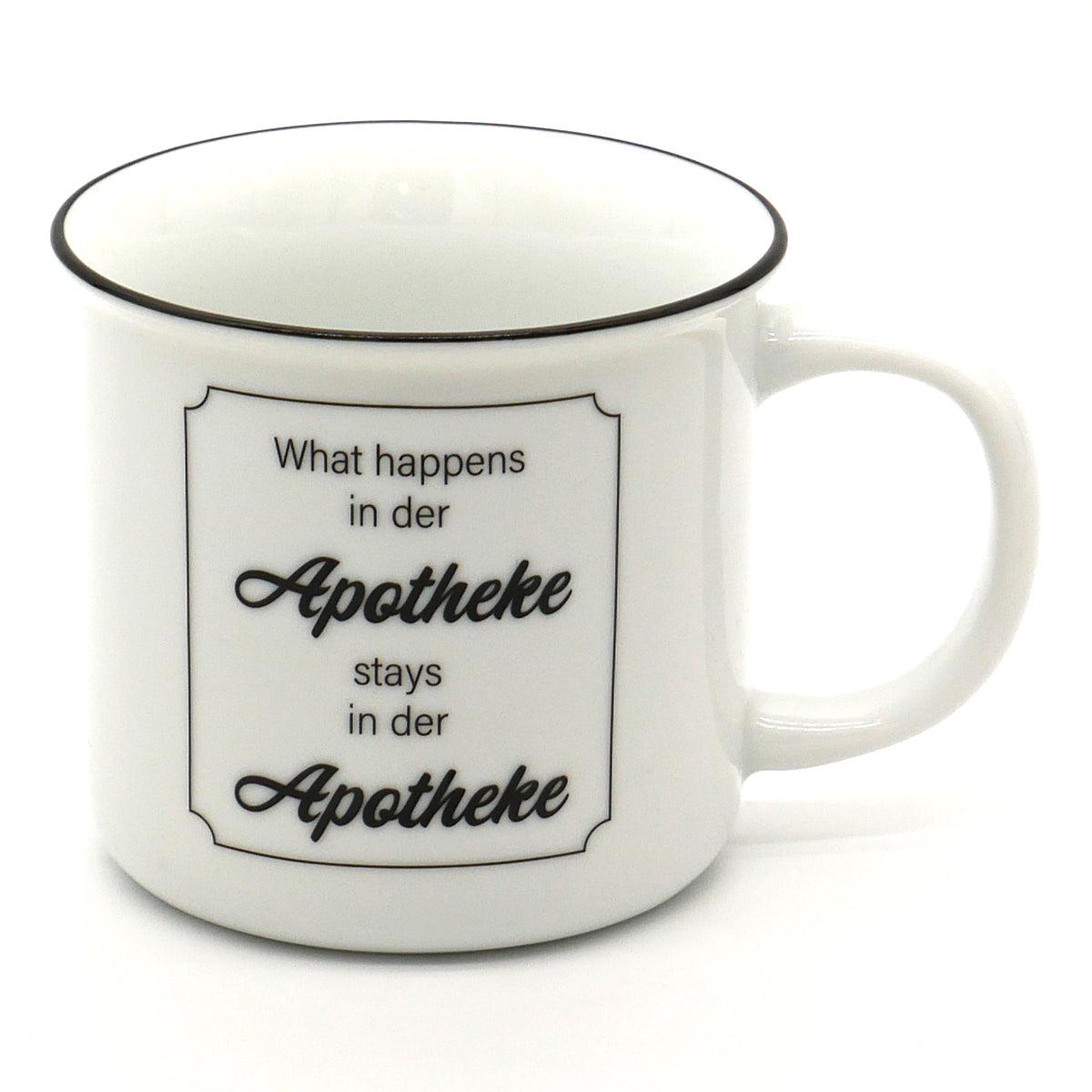 Kaffeebecher "What happens in der Apotheke ..." 300 ml-Tasse-LAPONDO-LAPONDO