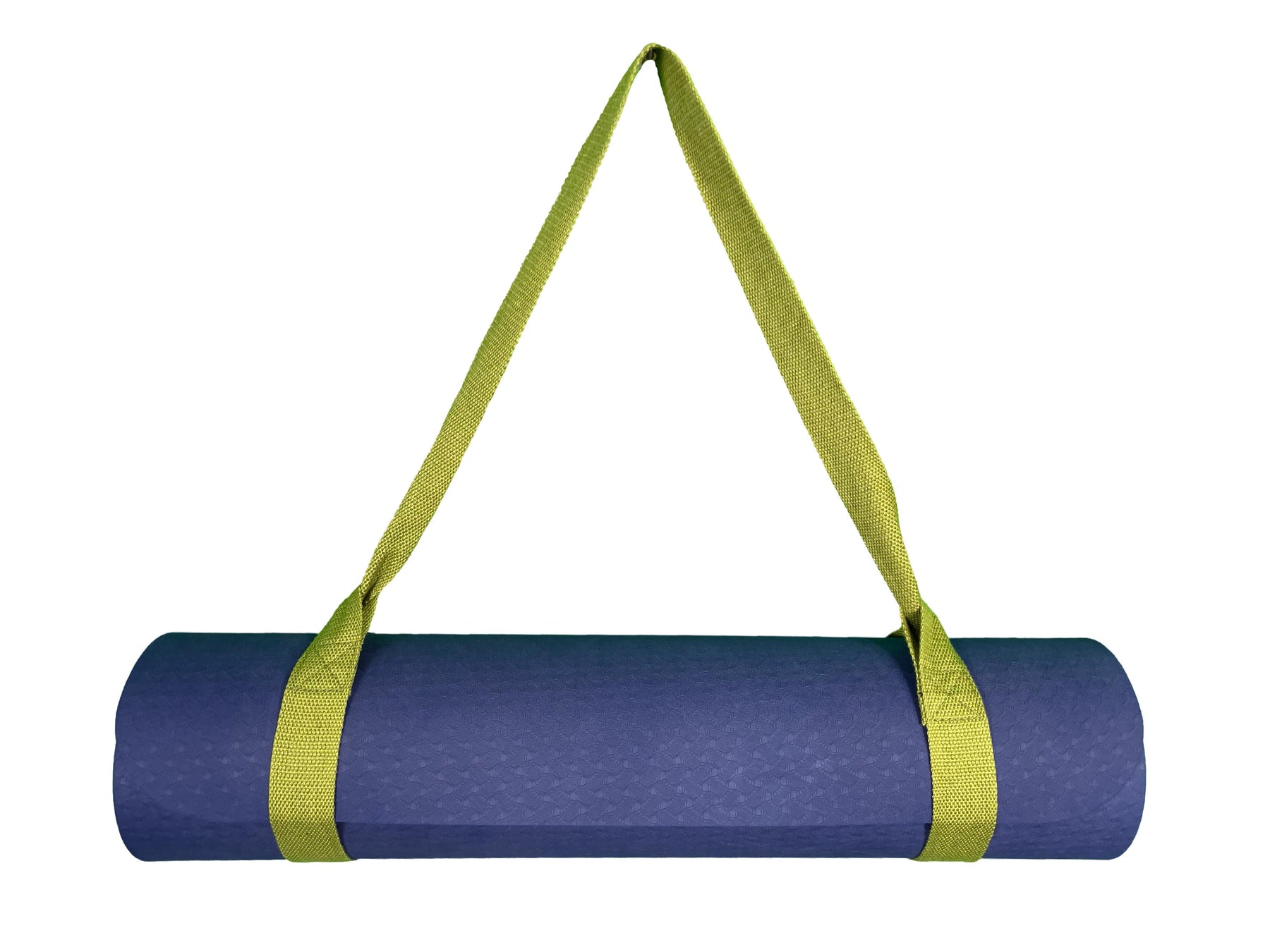 Yogamatte Dunkelblau mit Tragegurt-Yoga- & Pilatesmatten-LAPONDO-Grün-LAPONDO