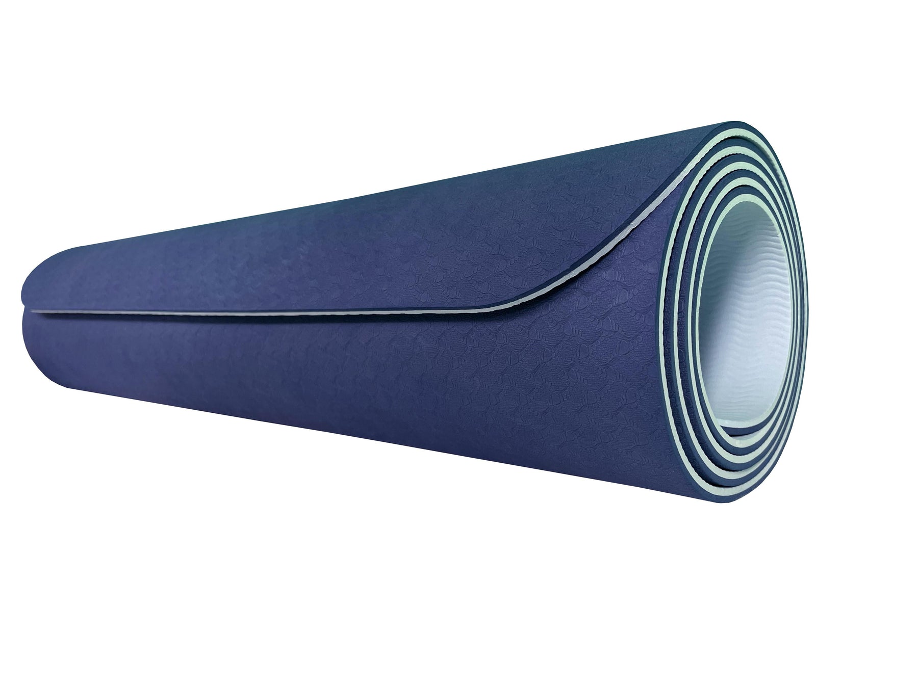 Yogamatte Dunkelblau mit Tragegurt-Yoga- & Pilatesmatten-LAPONDO-LAPONDO