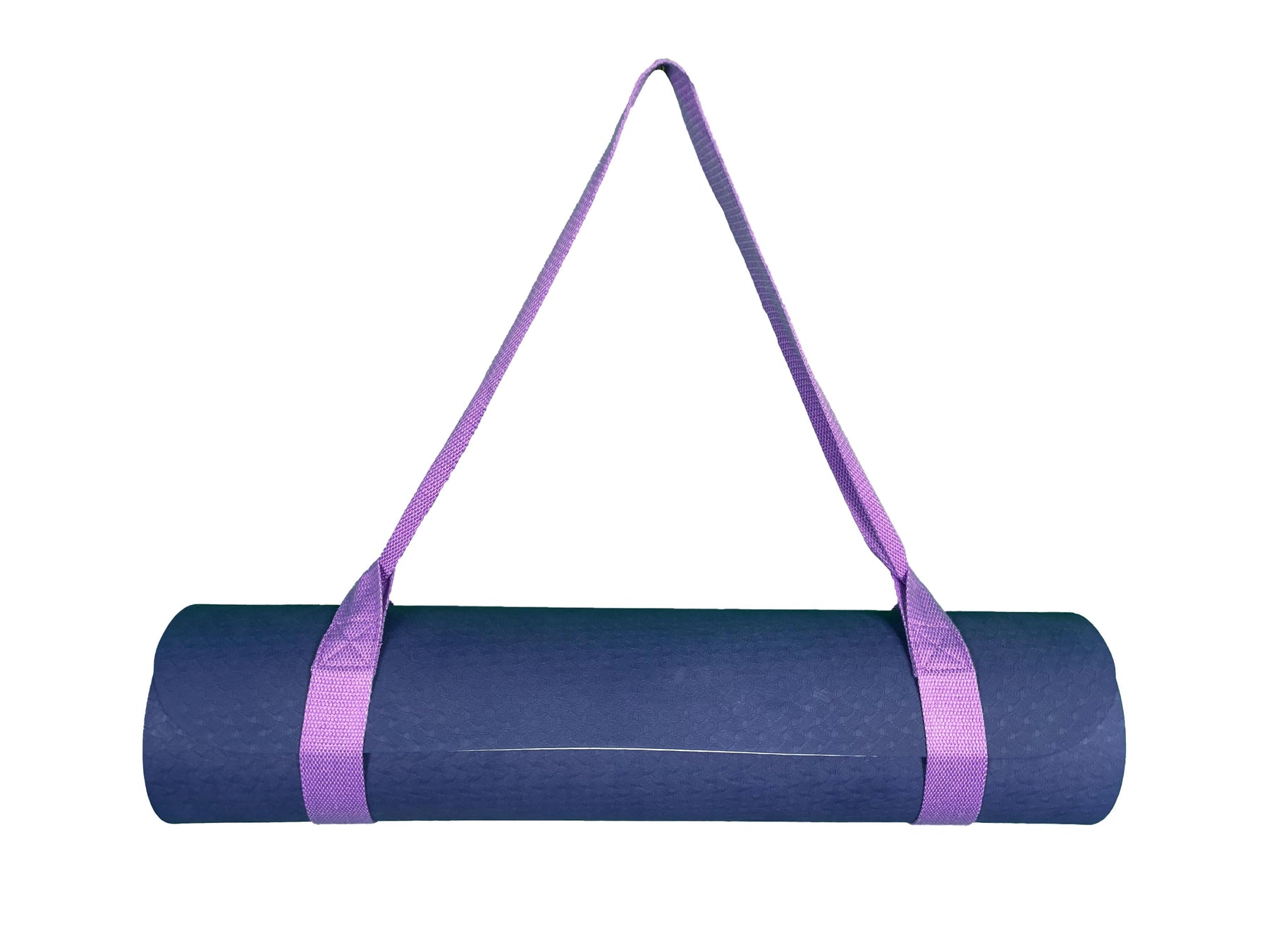 Yogamatte Dunkelblau mit Tragegurt-Yoga- & Pilatesmatten-LAPONDO-Lila Light-LAPONDO