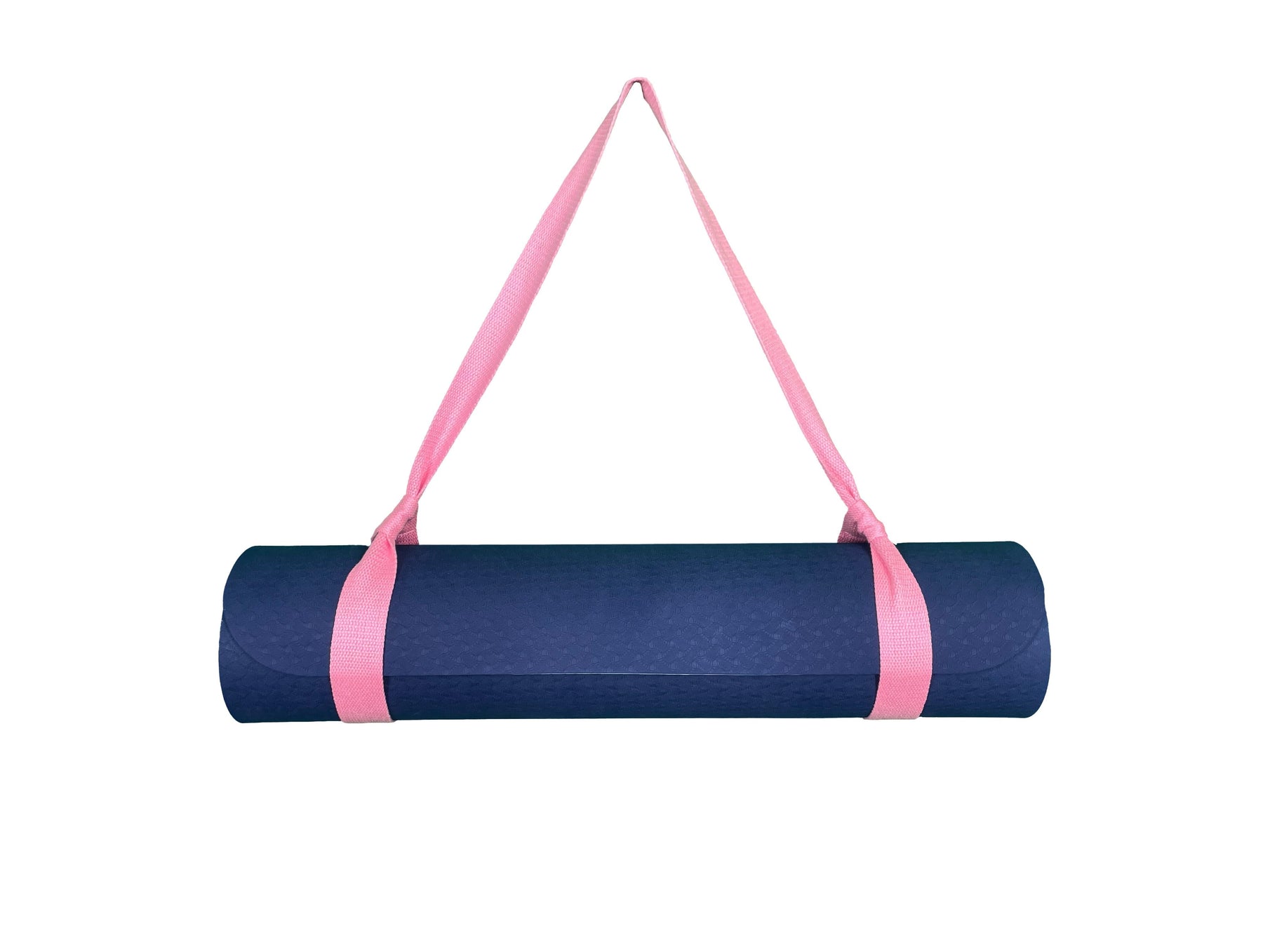 Yogamatte Dunkelblau mit Tragegurt-Yoga- & Pilatesmatten-LAPONDO-Rosa-LAPONDO