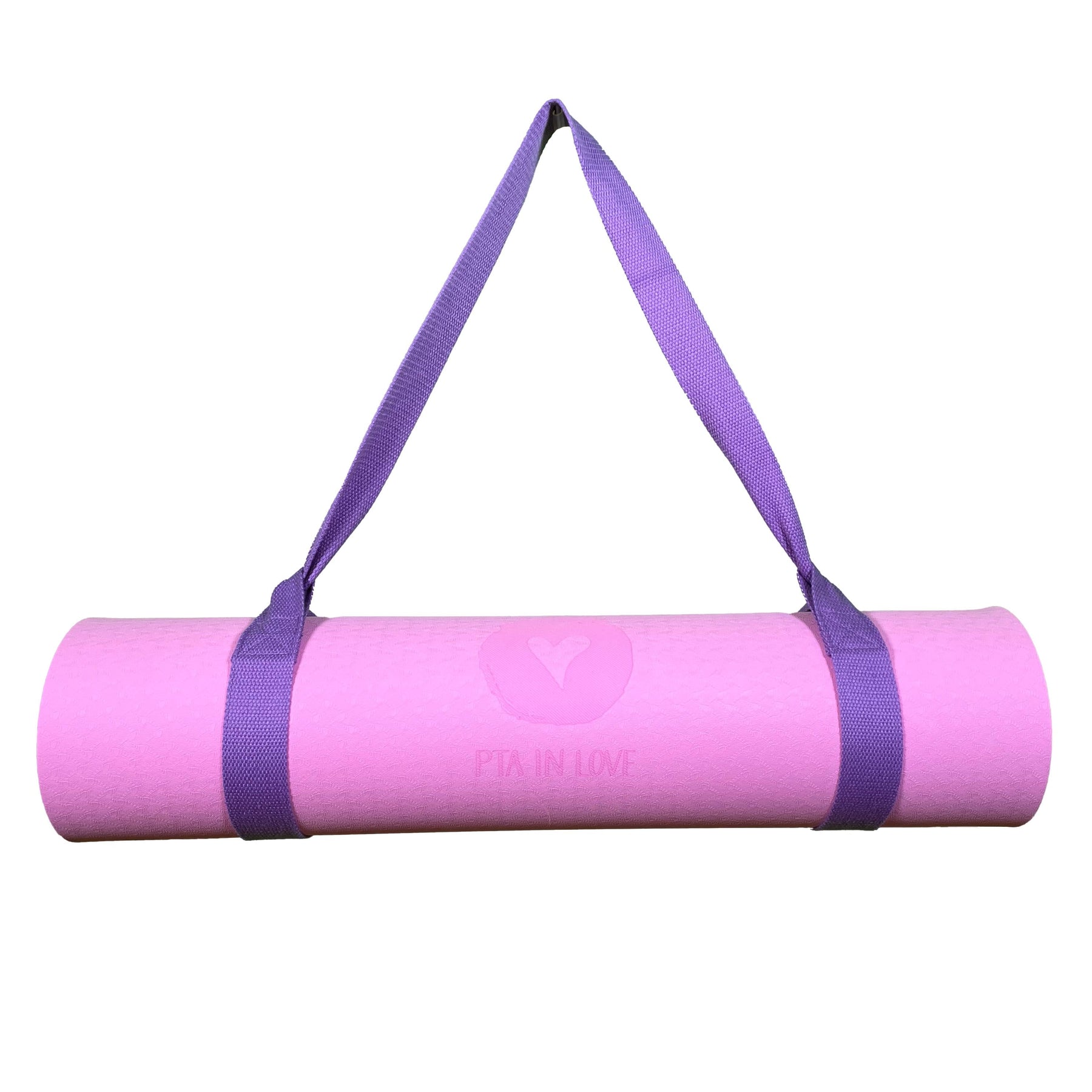 Yogamatte Rosa - PTA IN LOVE Edition mit Tragegurt-Yoga- & Pilatesmatten-LAPONDO-Light Lila-LAPONDO