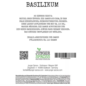 Für einen besonders lieben Menschen! (Basilikum Anzuchtset)
