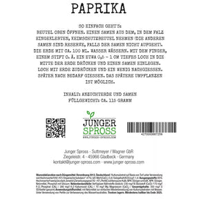 SAVE THE DATE (Paprika Anzuchtset)