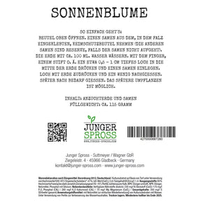 Herzlichen Glückwunsch (Sonnenblumen Anzuchtset)