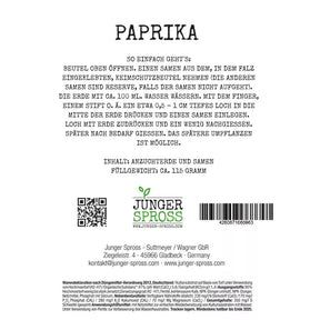 Für den besten Vater der Welt (Paprika Anzuchtset)