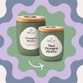 Potluck 10er Gewürz Mini Set – All Colours (Keramik-Töpfe)