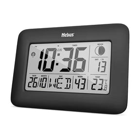 Mebus - Wecker 46732 Funk-Wanduhr digital
