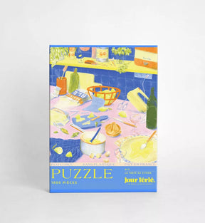 Zitronen-Baiser-Torte in der Backstube - 1000-teiliges Puzzle