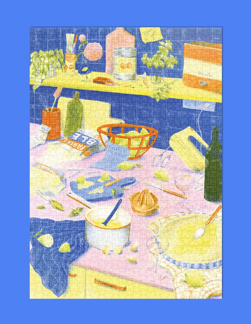 Zitronen-Baiser-Torte in der Backstube - 1000-teiliges Puzzle