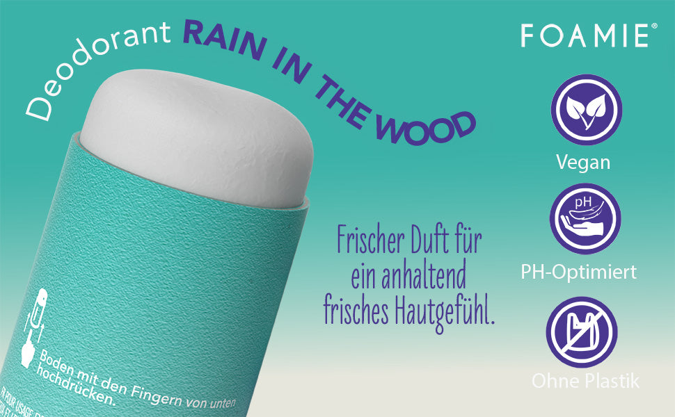 FOAMIE Festes Deo - Rain In The Woods