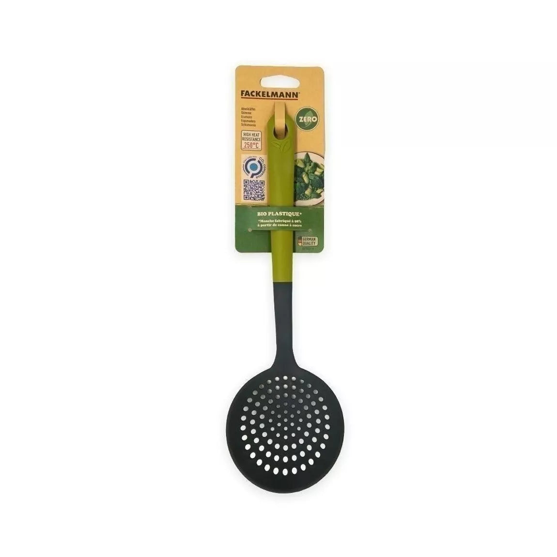 Fackelmann Schaumlöffel aus Biokunststoff – 34 cm Zero Range