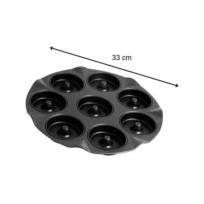 Zenker Backform für 8 Donuts Black Metallic