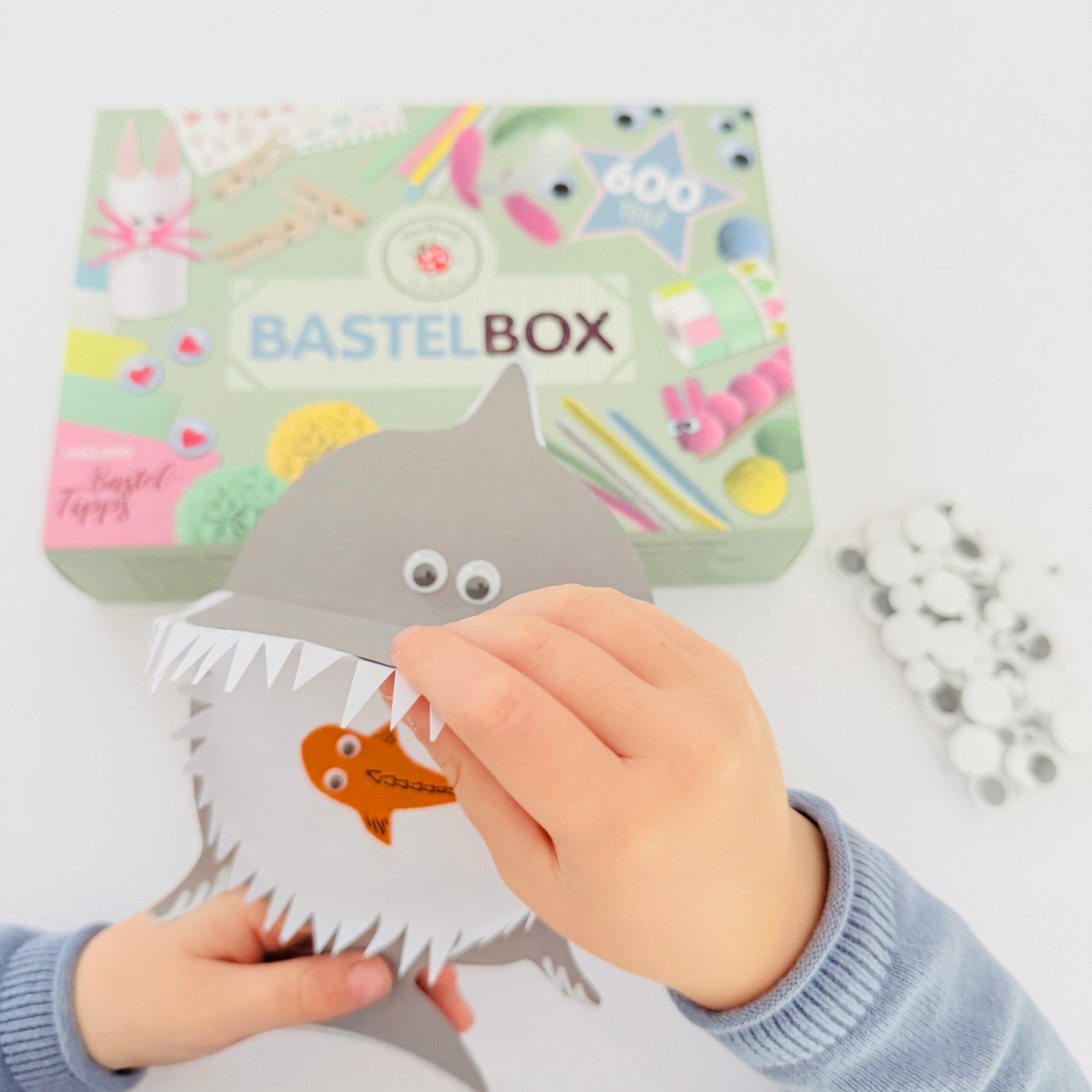 Bastelbox Set „Pastell“ – 600 Teile