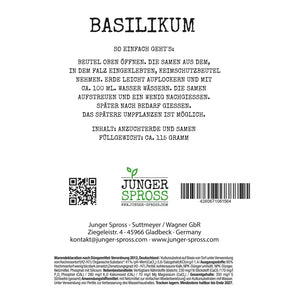 Home Sweet Home (Basilikum Anzuchtset)