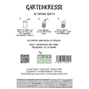 Meine erste Kresse (Gartenkresse Anzuchtset)