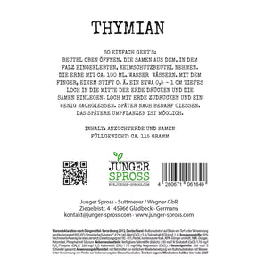 Danke für die Einladung (Thymian Anzuchtset)
