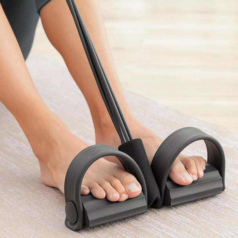 Multifunktionale Widerstandsbänder mit Übungsanleitung