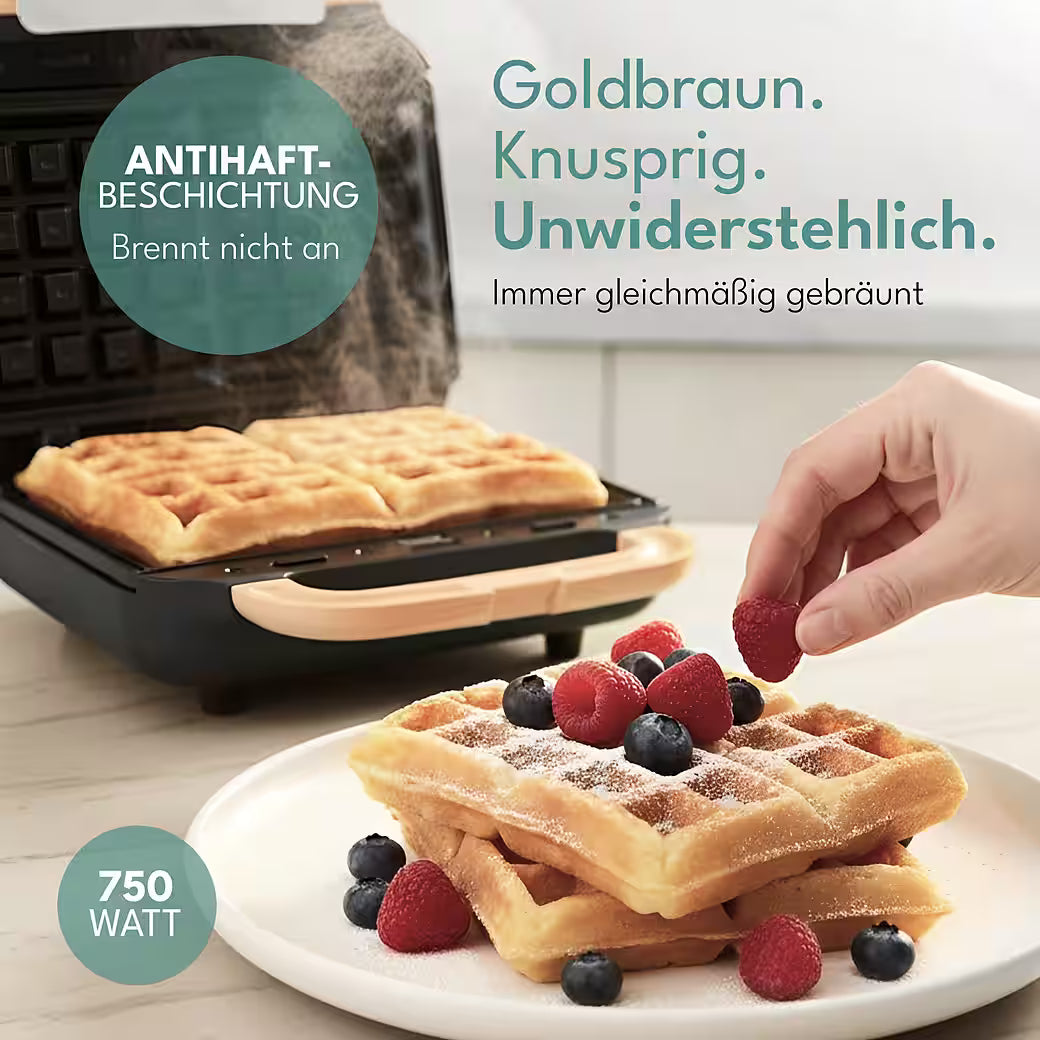 LEBENLANG 3-in-1 Sandwichmaker – Vielseitiger Küchenhelfer für jeden Tag