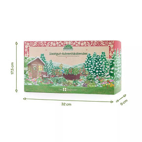 Saatgut-Adventskalender mit Türchen