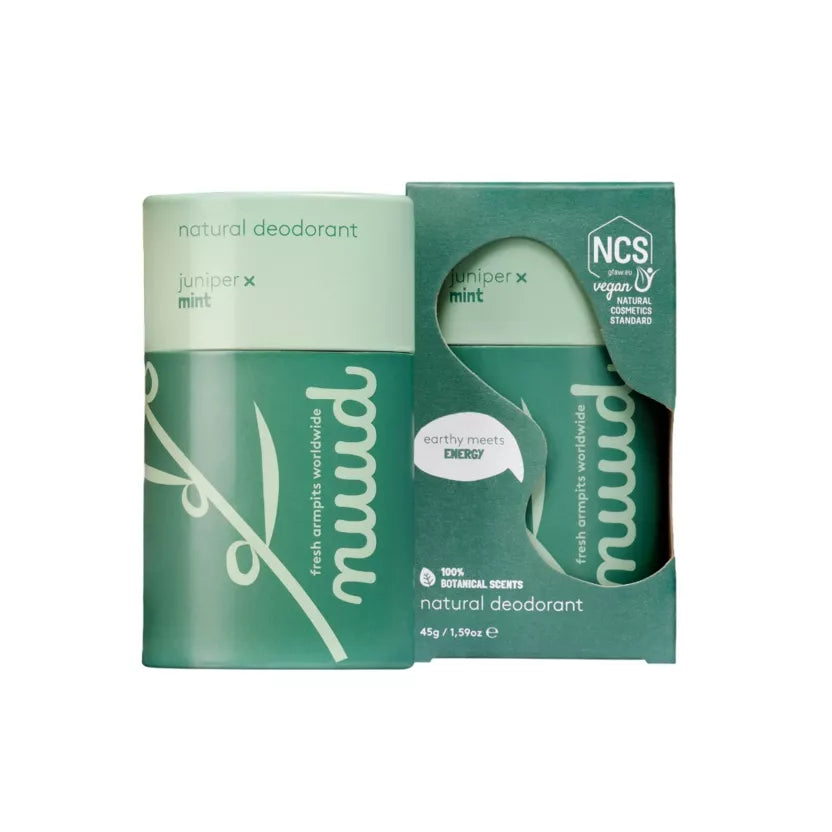 nuud – natürliches, veganes Deodorant – Wacholder x Minze Stick
