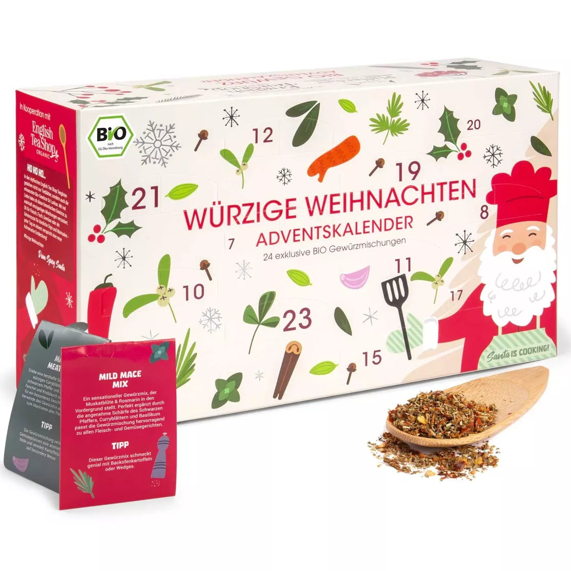 Gewürz Adventskalender "Würzige Weihnachten" | 24 Gewürzmischungen