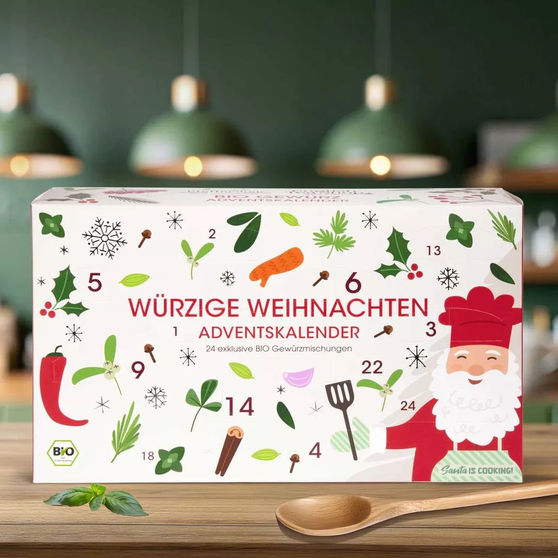 Gewürz Adventskalender "Würzige Weihnachten" | 24 Gewürzmischungen