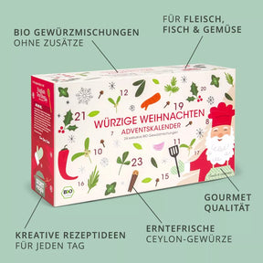 Gewürz Adventskalender "Würzige Weihnachten" | 24 Gewürzmischungen