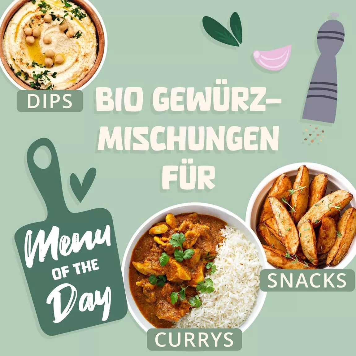 Gewürz Adventskalender "Würzige Weihnachten" | 24 Gewürzmischungen