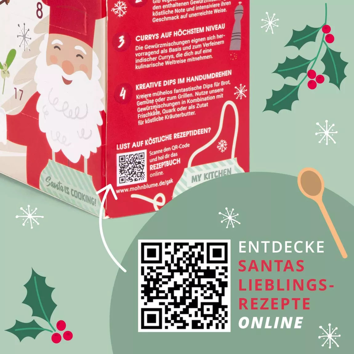 Gewürz Adventskalender "Würzige Weihnachten" | 24 Gewürzmischungen