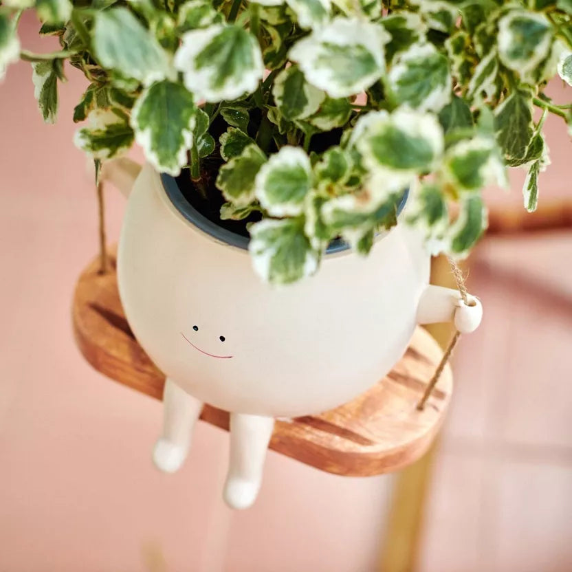 Happy Pot – Hängender Blumentopf mit Schaukel