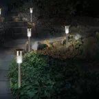 LED-Solar-Erdspieß 8er-Set "EDDA"