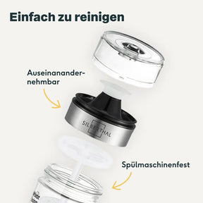 Dressing Shaker 350 ml – Für frische Dressings, Marinaden und Soßen