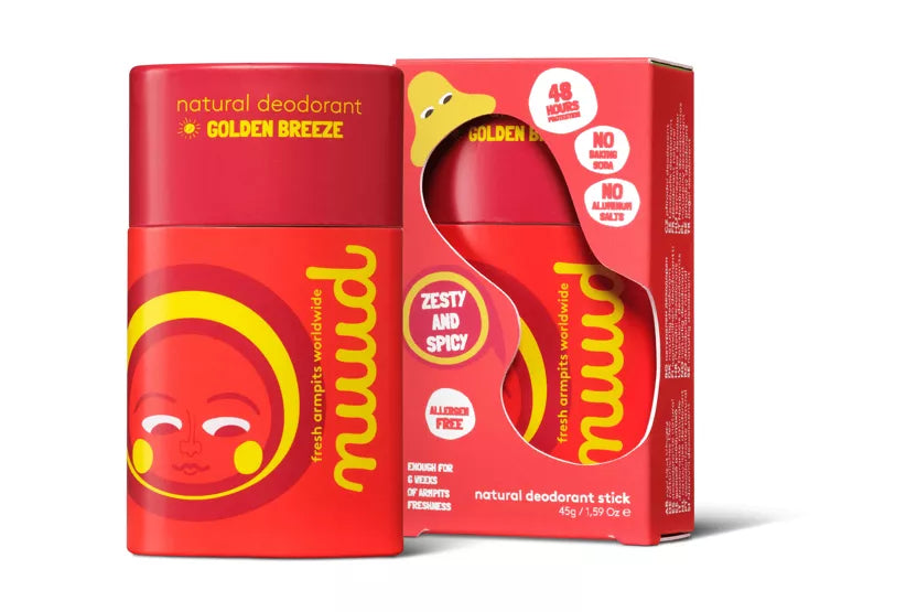 nuud – natürliches, veganes Deo – Golden Breeze Stick
