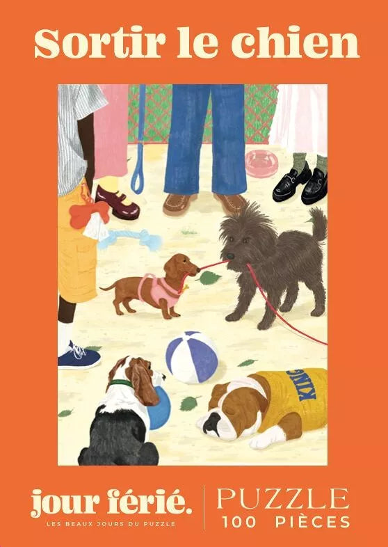 Mini-Puzzle „Nimm den Hund mit“ – 100 Teile