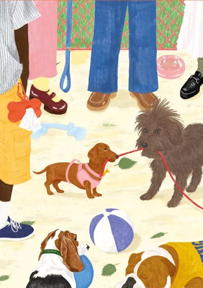 Mini-Puzzle „Nimm den Hund mit“ – 100 Teile