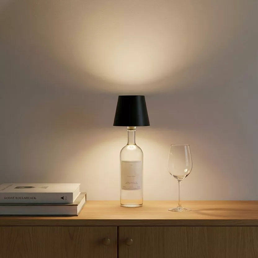 Drahtlose Flaschenlampe – Stilvolle LED-Leuchte für besondere Lichtmomente