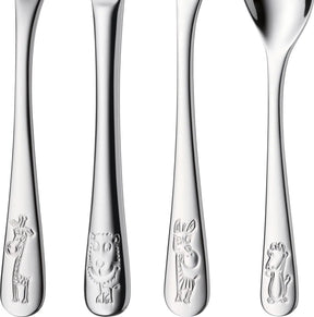 WMF Kinderbesteck-Set Safari – 4-teilig, Edelstahl