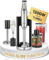 LEBENLANG Premium Line – 5in1 Stabmixer-Set mit Standhalterung