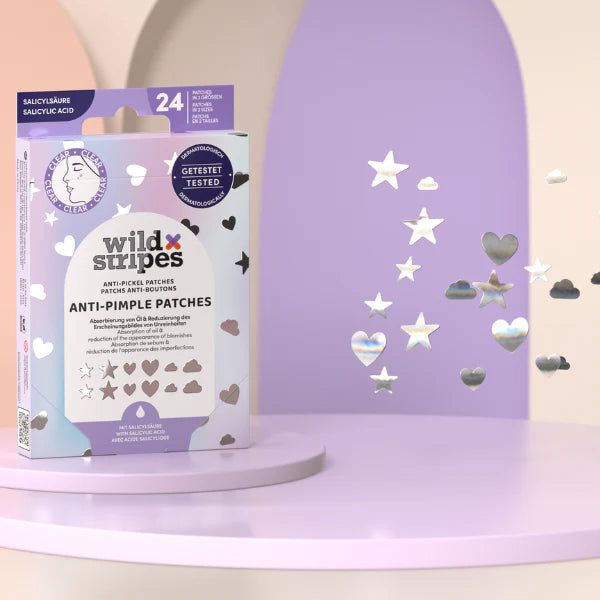 wild stripes Anti-Pimple Patches Holo Clear