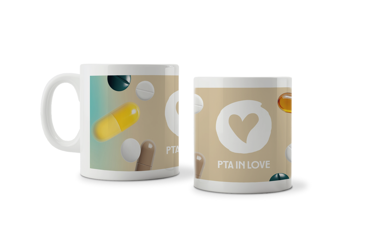 PTA IN LOVE - Kaffeetasse Pillen