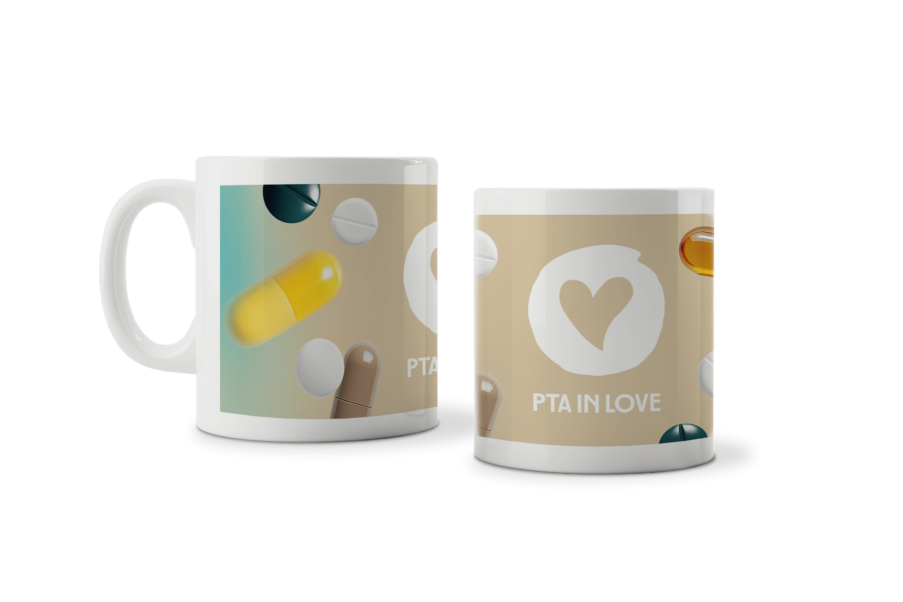 PTA IN LOVE-Tassen Pillen